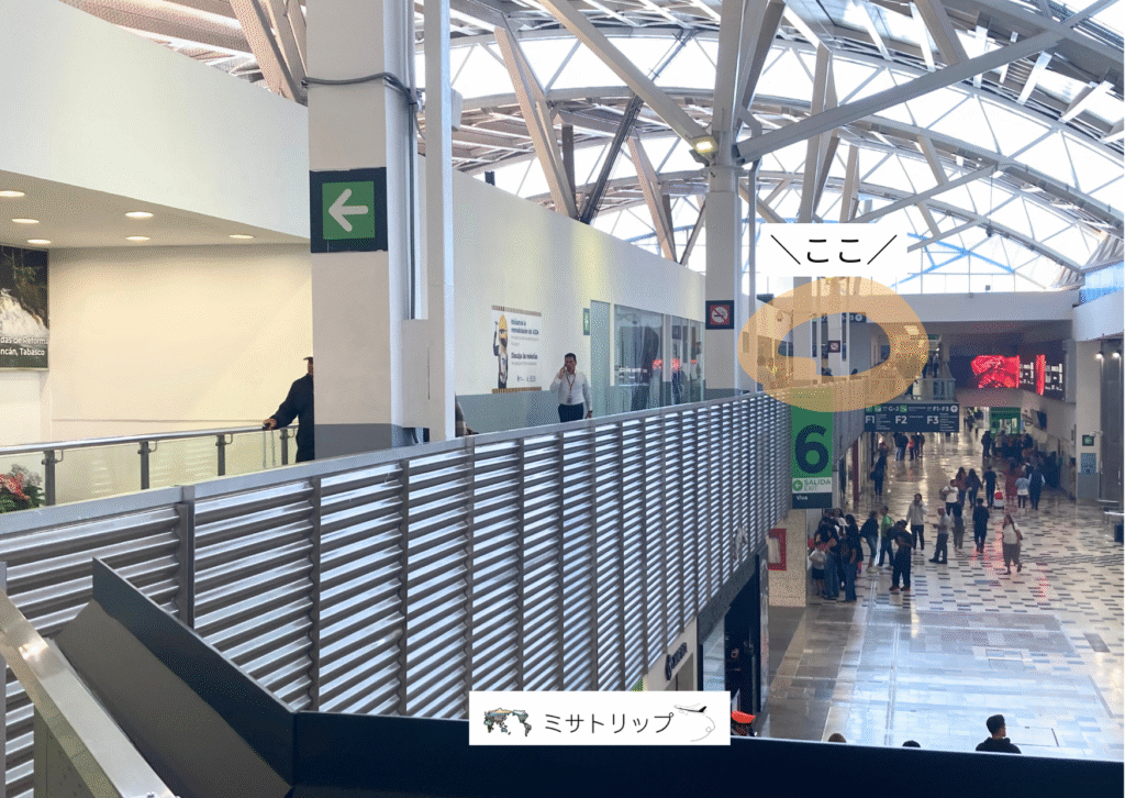 6番出口の近く