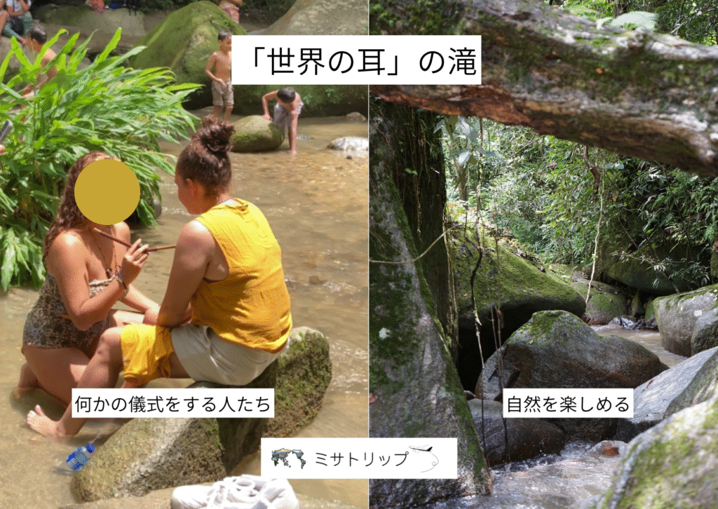 何かの儀式をする人々