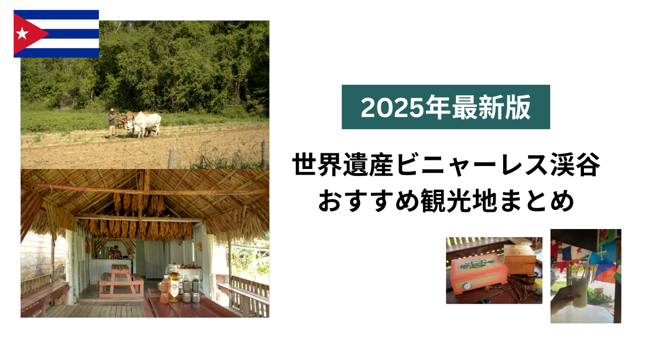 世界遺産ビニャーレス渓谷おすすめ観光地まとめ